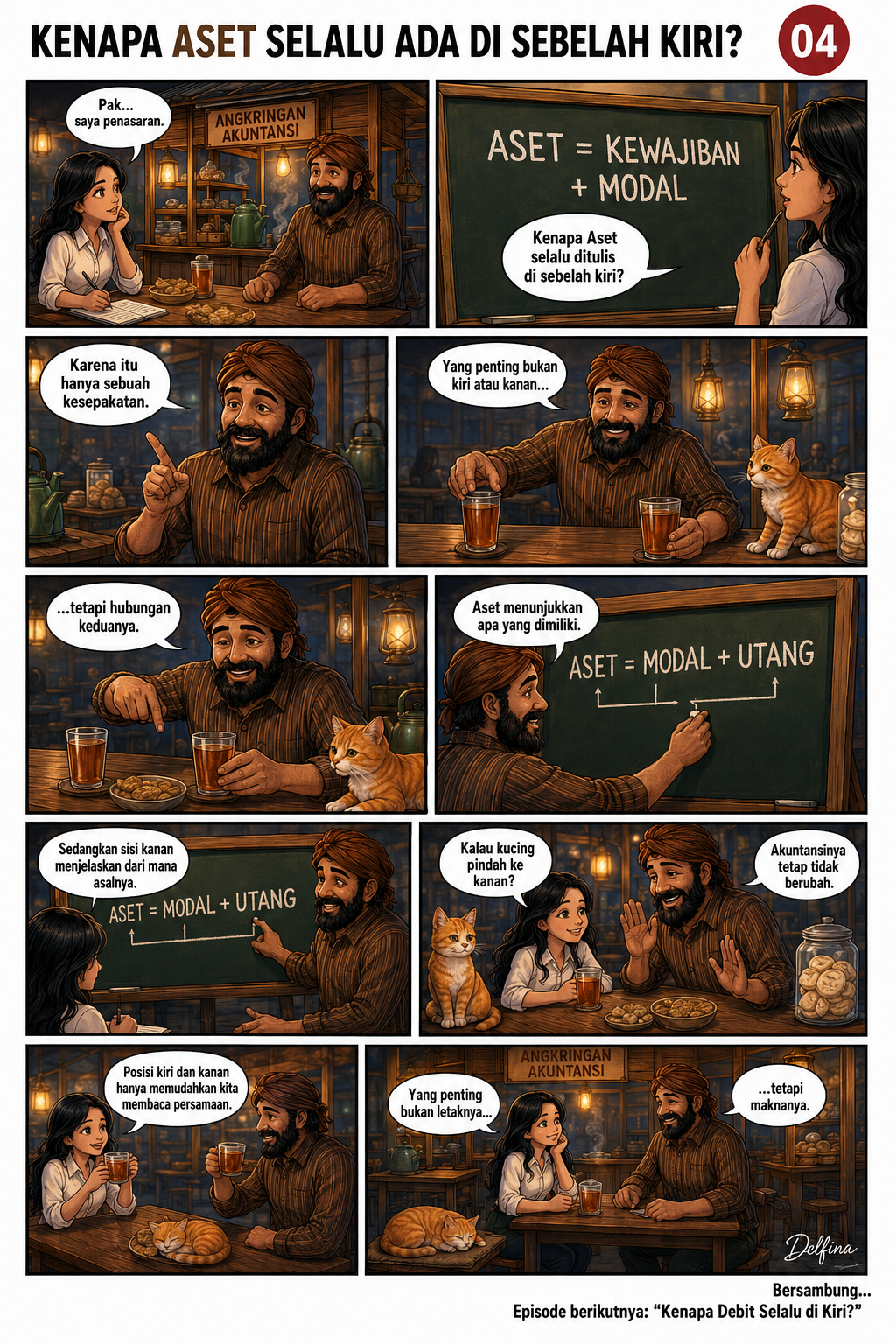 Komik Episode 04: Kenapa Aset Selalu Ada di Sebelah Kiri?