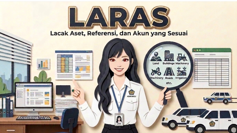 LARAS, Adiknya BASTrace yang Siap Membantu Mencari Kode BMN dan Referensi Akun